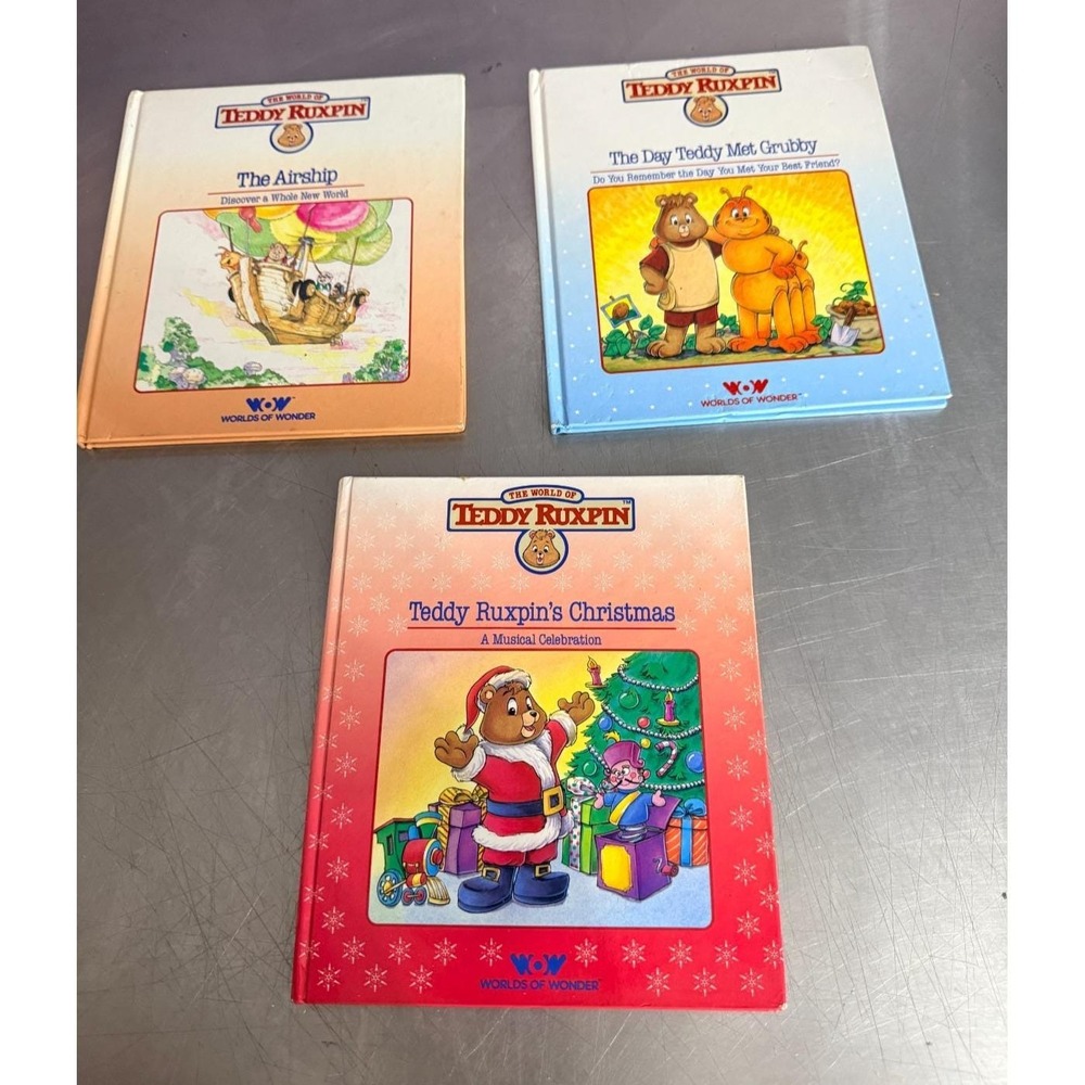 The World of Teddy Ruxpin The Day Teddy Met Grubby, Airship, Christmas 1985-1986